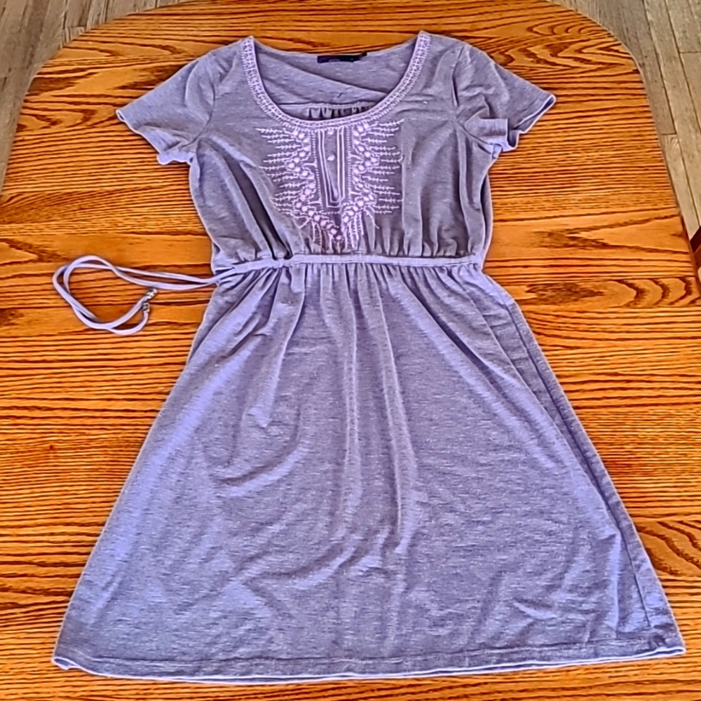 Prana Lavender Cotton Dress Size Small